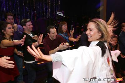 Katie Webber with David Josefsberg, Rob McClure, Brynn O'Malley  Photo