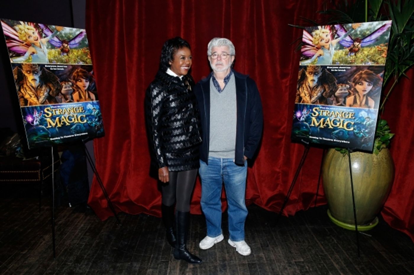 Photo Flash: Kristin Chenoweth, Alan Cumming, George Lucas, and More Attend STRANGE MAGIC Screening  Image