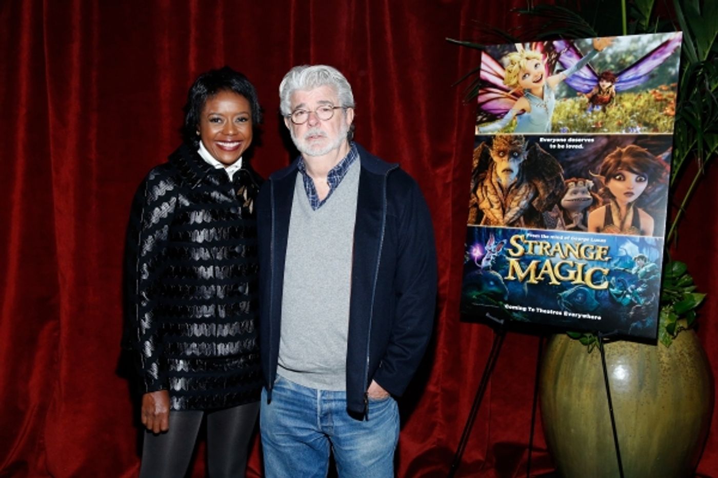 Photo Flash: Kristin Chenoweth, Alan Cumming, George Lucas, and More Attend STRANGE MAGIC Screening  Image