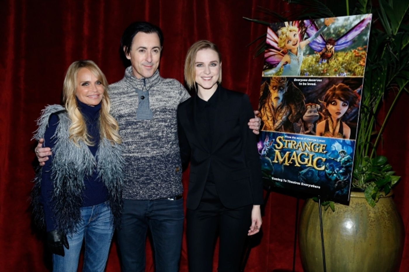Photo Flash: Kristin Chenoweth, Alan Cumming, George Lucas, and More Attend STRANGE MAGIC Screening  Image