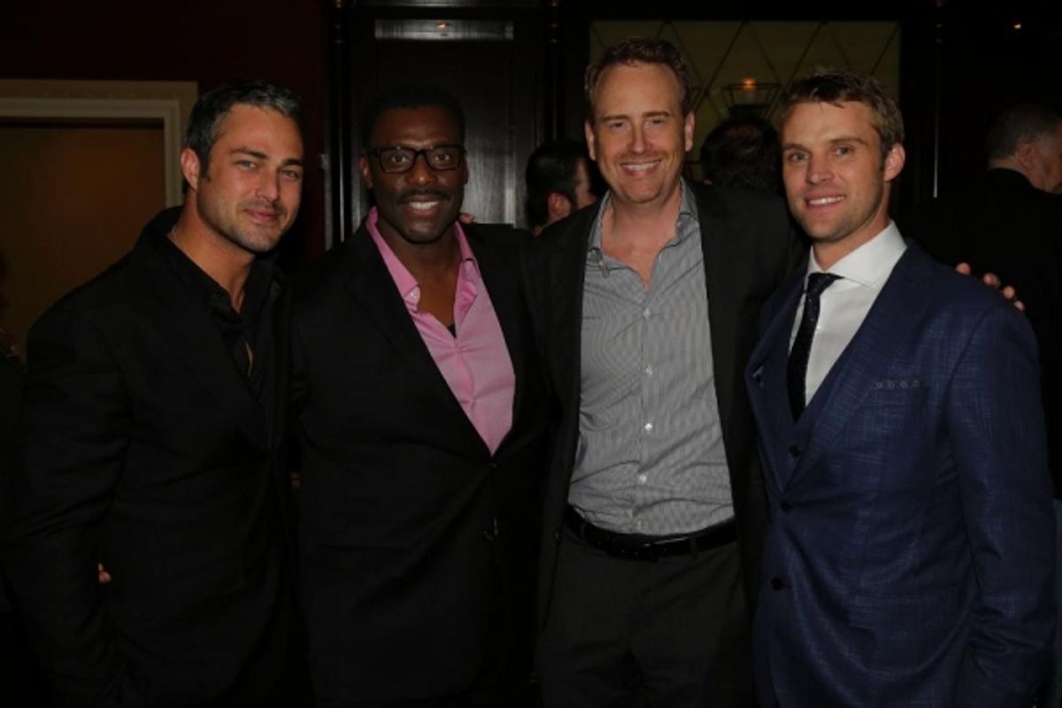 Taylor Kinney, Eamonn Walker, 'Chicago Fire'; Robert Greenblatt; Chairman, NBC Entertainment; Jesse Spencer, 'Chicago Fire' at 