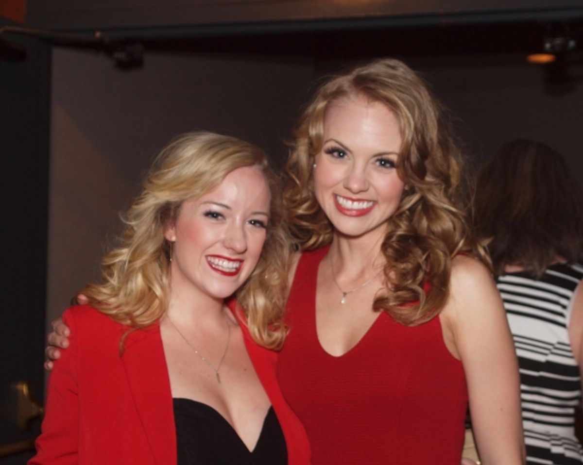 Hannah Jean Simmons and Rachel Davis at 