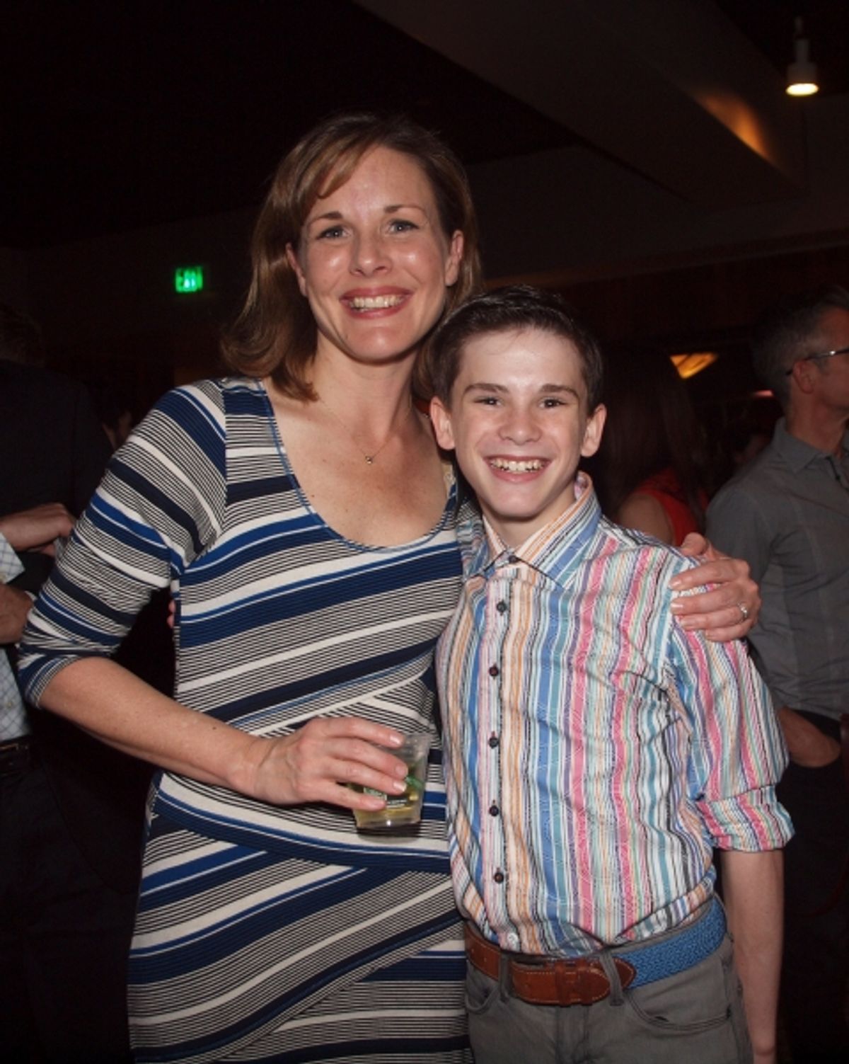 Kim Huber and Mitchell Tobin at 