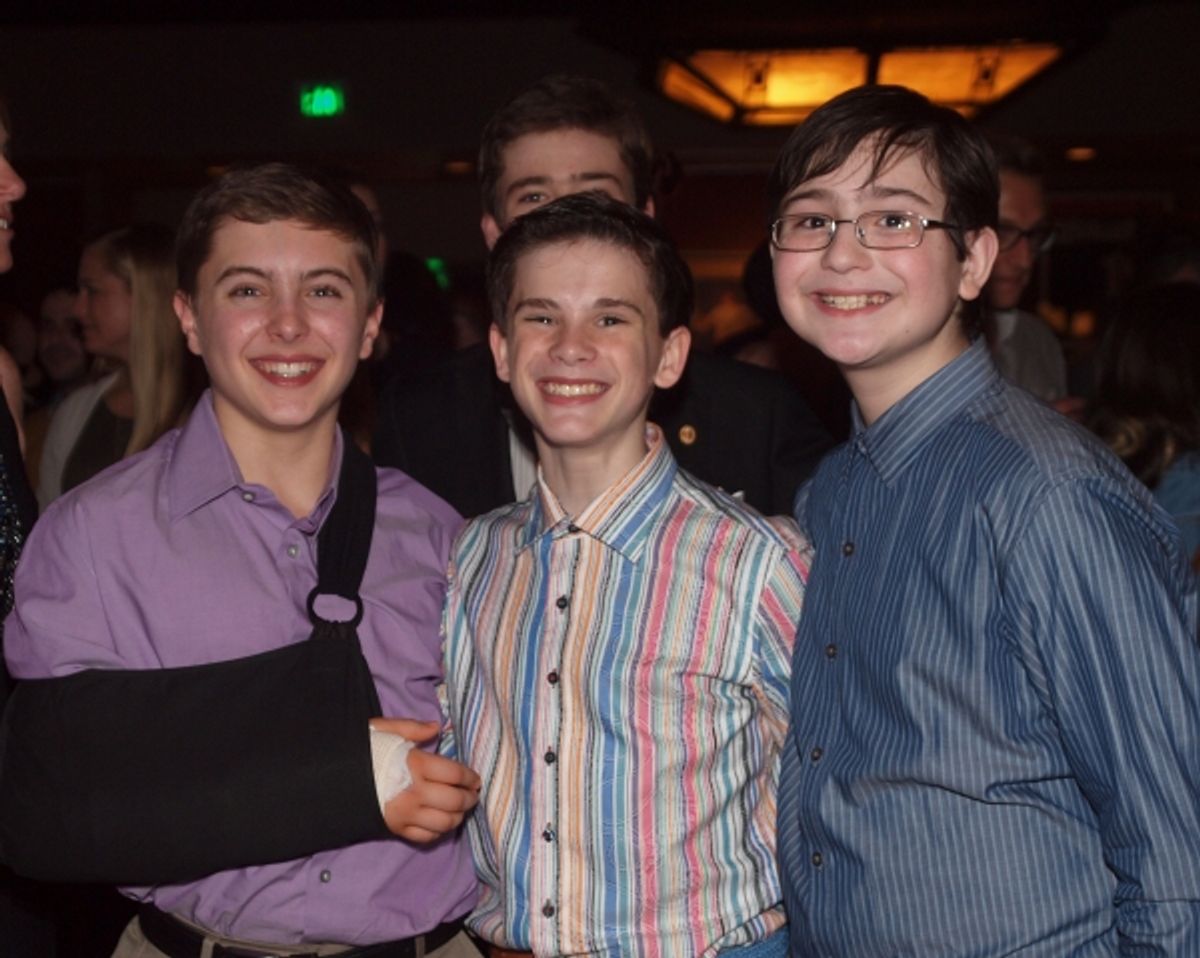 Noah Parets, Mitchell Tobin, and Jake Kitchin at 