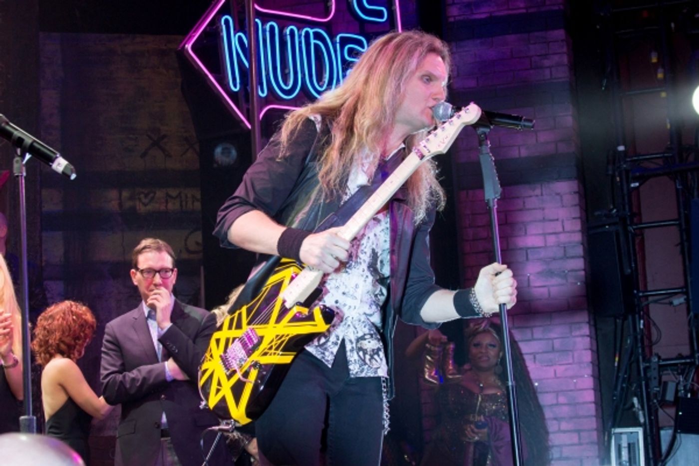 Photo Coverage: Rockers Unite! ROCK OF AGES Casts of Past and Present Return for Final Broadway Bows!  Image