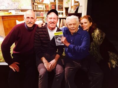 Mitch Greenberg, Tom Dugan, Jerry Stiller & Daughter Photo