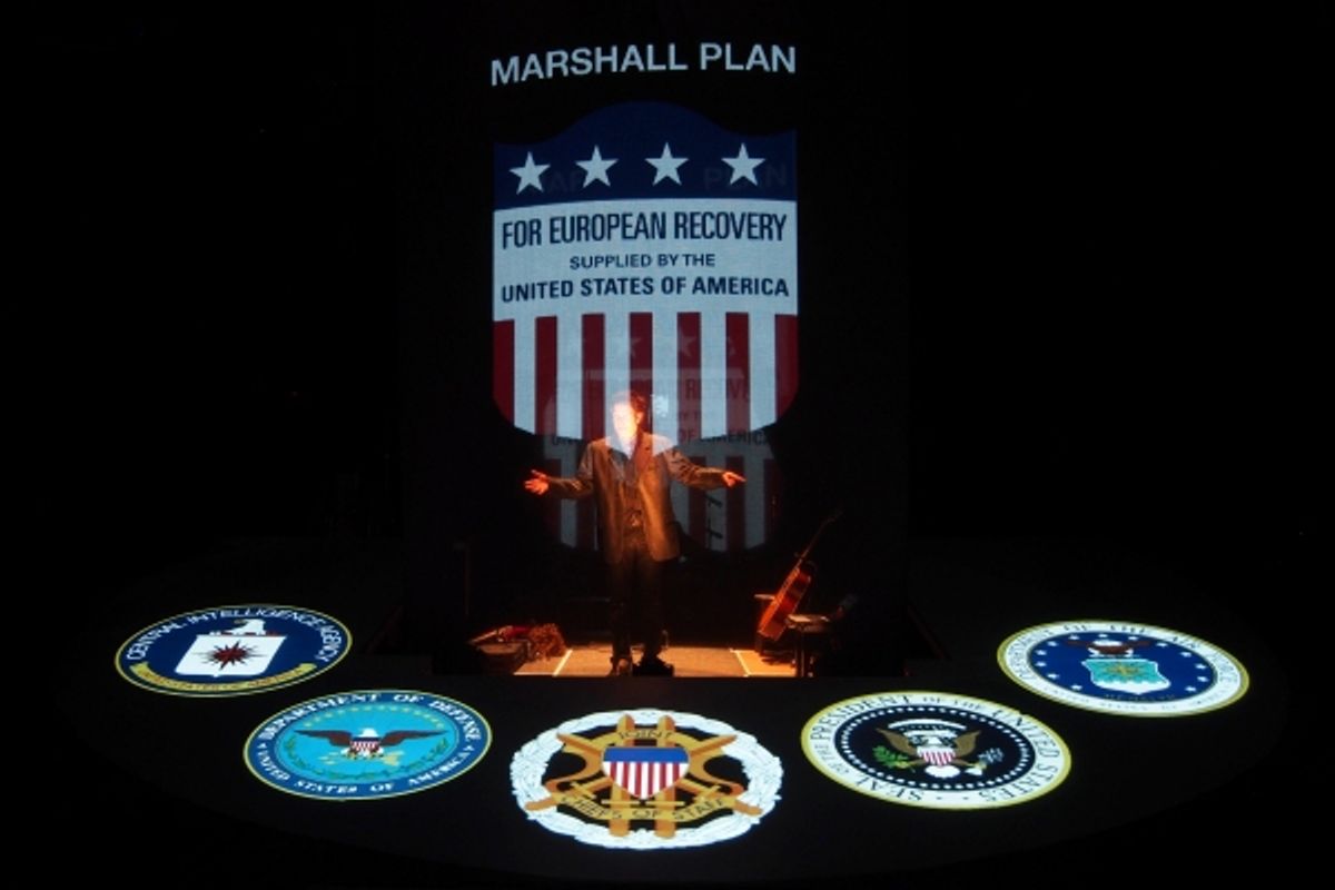 Rick Miller in BOOM. Photo Credit David Leclerc at 