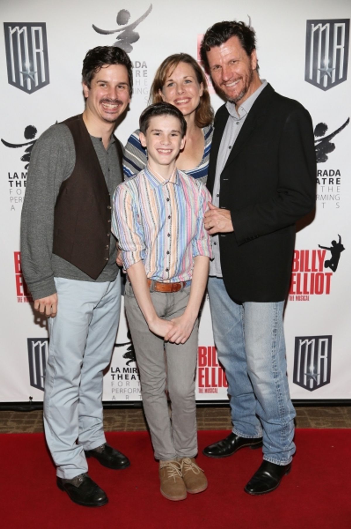 Cast members Stephen Weston, Michael Tobin, Kim Huber and David Atkinson at 