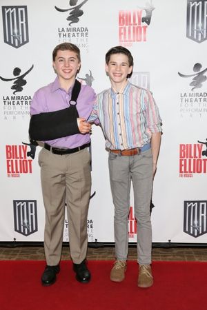 Noah Parets (cast for Billy before breaking his arm in rehearsals) and cast member Michael Tobin (Billy) @ BroadwayWorld Noah Parets (cast for Billy before breaking his arm in rehearsals) and cast member Mi Photo