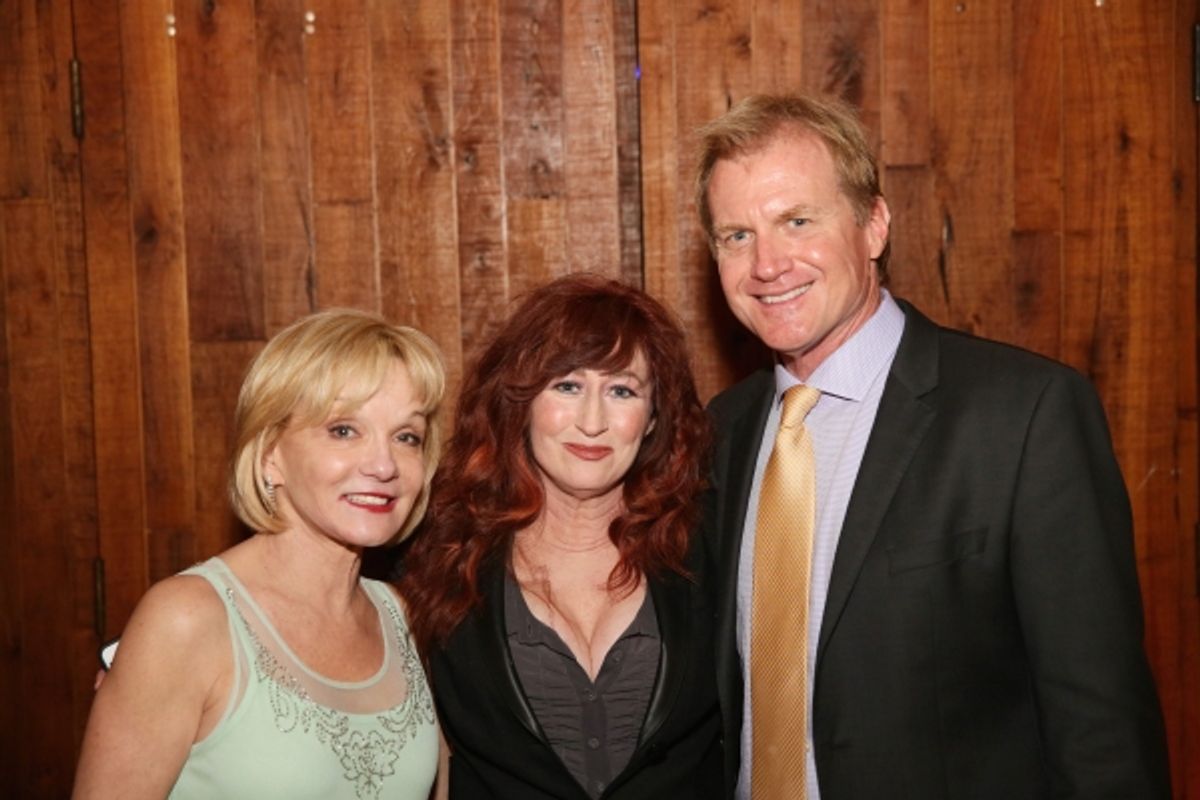 Executive Producer Cathy Rigby, cast member Vicki Lewis and Executive Producer Tom McCoy at 