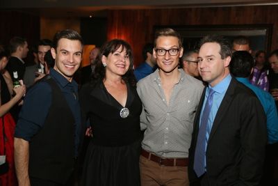 Cast members Justin Michael Wilcox, Marsha Waterbury, Brian Steven Shaw and Director  Photo