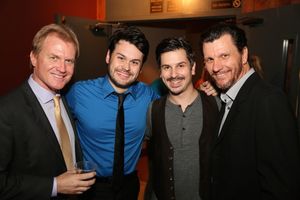 Executive Producer Tom McCoy and cast members John B. Williford, Stephen Weston and David Atkinson @ BroadwayWorld Executive Producer Tom McCoy and cast members John B. Williford, Stephen Weston and D Photo