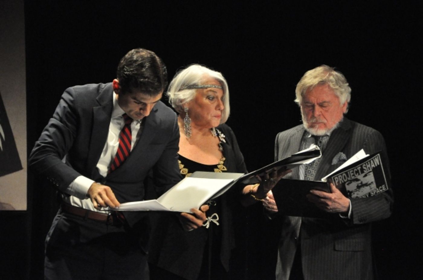 Photo Coverage: Tyne Daly, Daniel Davis & Tony Yazbeck in HOW HE LIED TO HER HUSBAND for GTG's Project Shaw  Image