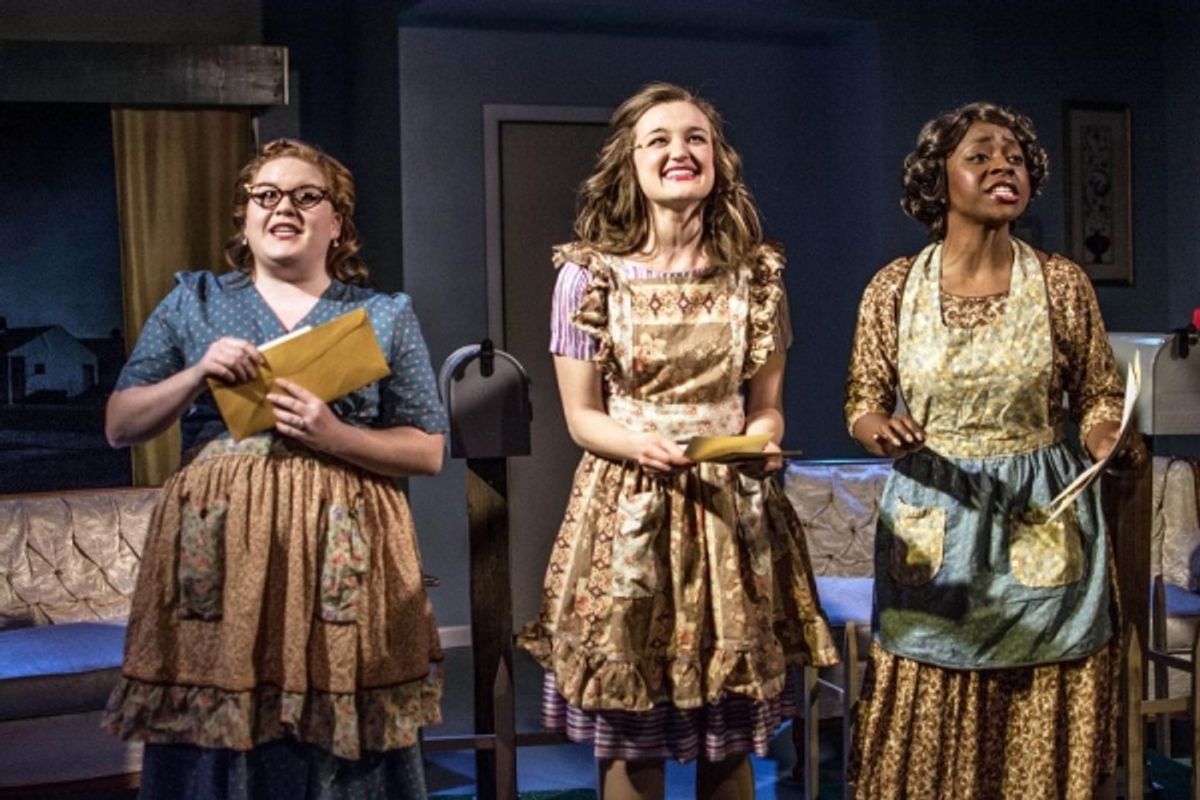 Elise Mayfield, Lizzie Schwarzrock and Daeshawna Cook  at 