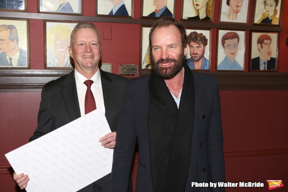 Max Klimavicius and Sting at 