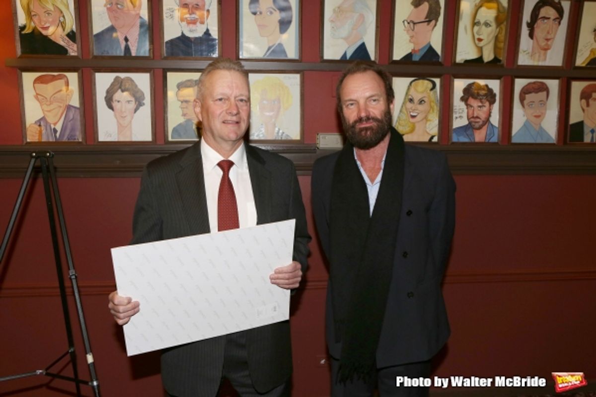 Max Klimavicius and Sting at 