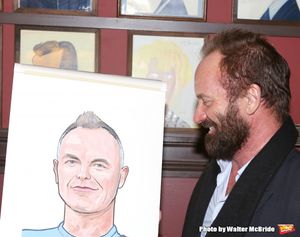 Sting attends his caricature unveiling at Sardi's on January 20, 2015 in New York Cit Photo