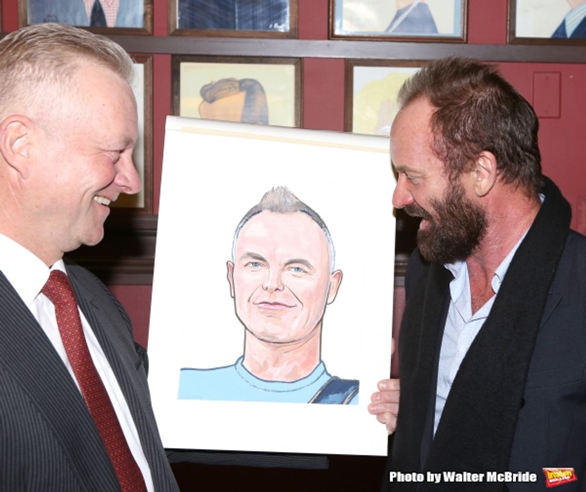 Max Klimavicius and Sting at 