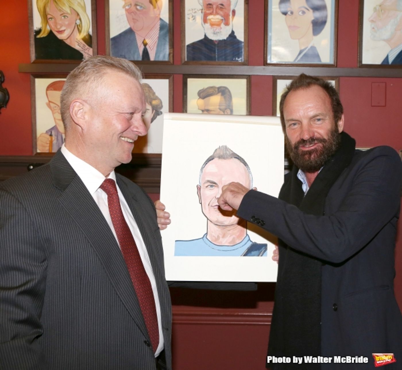 Photo Coverage: THE LAST SHIP Cast Celebrates Sting's Caricature Unveiling at Sardi's! Photo Coverage: THE LAST SHIP Cast Celebrates Sting's Caricature Unveiling at Sardi's! Image