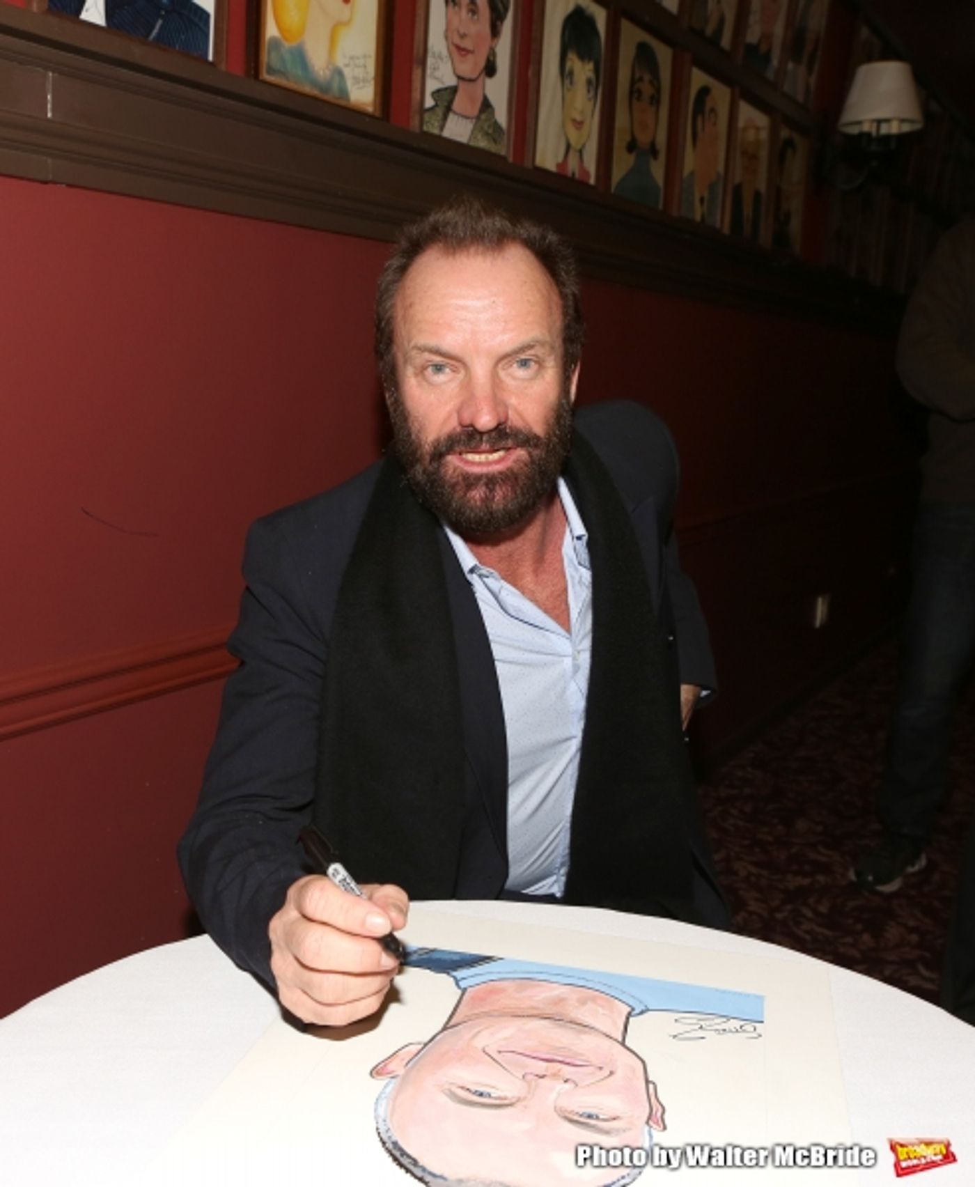 Photo Coverage: THE LAST SHIP Cast Celebrates Sting's Caricature Unveiling at Sardi's! Photo Coverage: THE LAST SHIP Cast Celebrates Sting's Caricature Unveiling at Sardi's! Image
