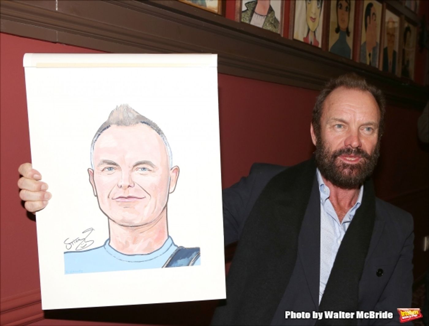 Photo Coverage: THE LAST SHIP Cast Celebrates Sting's Caricature Unveiling at Sardi's! Photo Coverage: THE LAST SHIP Cast Celebrates Sting's Caricature Unveiling at Sardi's! Image