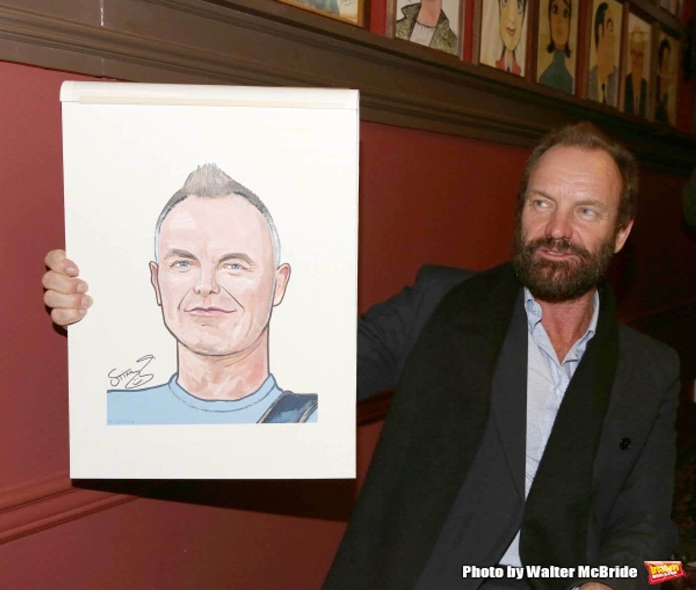 Photo Coverage: THE LAST SHIP Cast Celebrates Sting's Caricature Unveiling at Sardi's! Photo Coverage: THE LAST SHIP Cast Celebrates Sting's Caricature Unveiling at Sardi's! Image