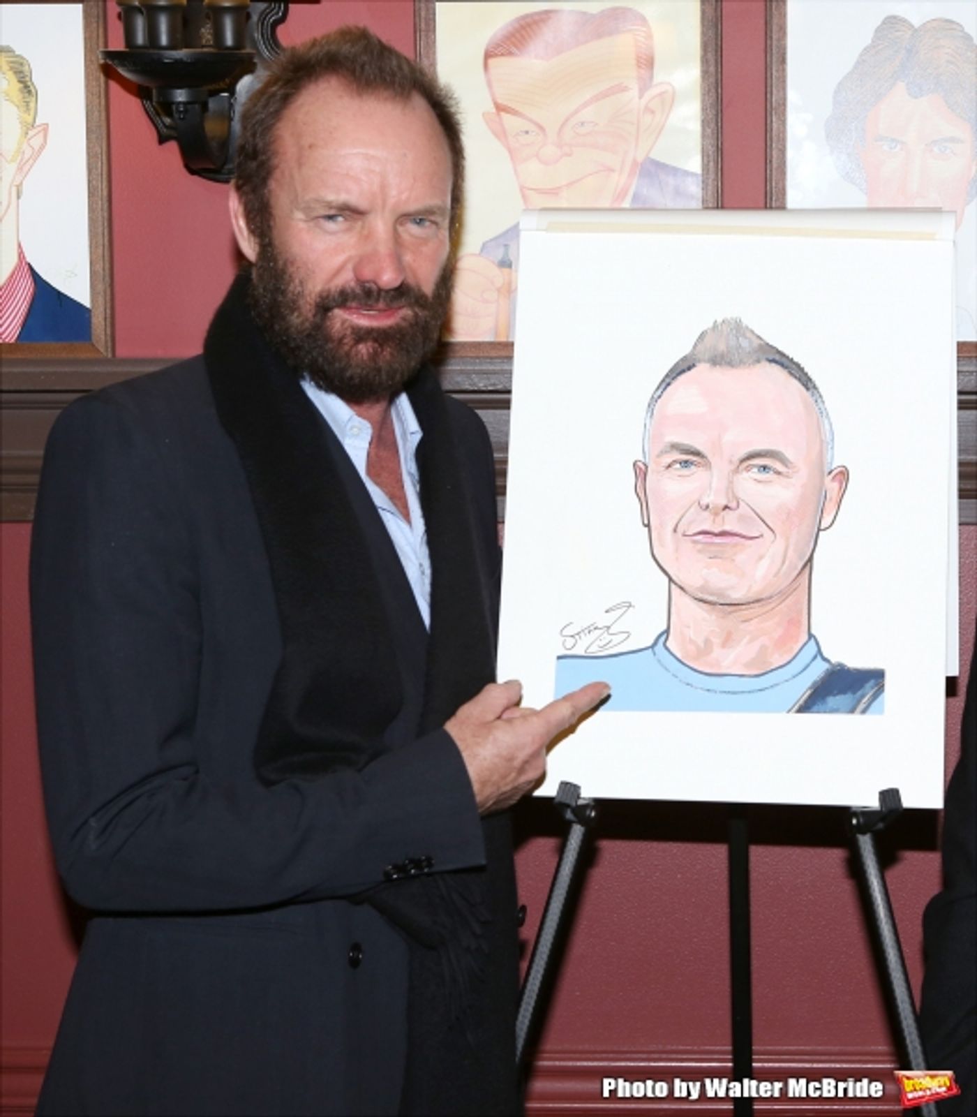 Photo Coverage: THE LAST SHIP Cast Celebrates Sting's Caricature Unveiling at Sardi's! Photo Coverage: THE LAST SHIP Cast Celebrates Sting's Caricature Unveiling at Sardi's! Image