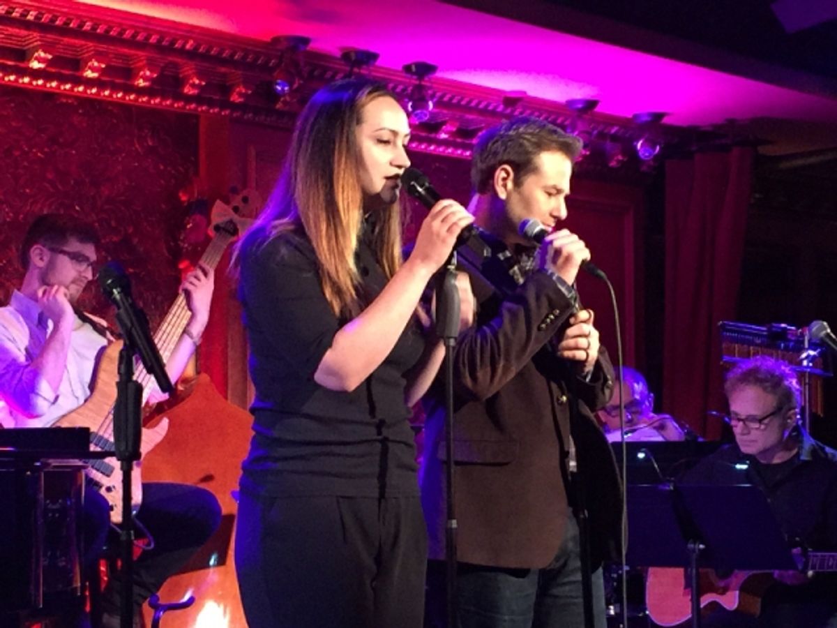 Eden Espinosa, Chad Kimball at 