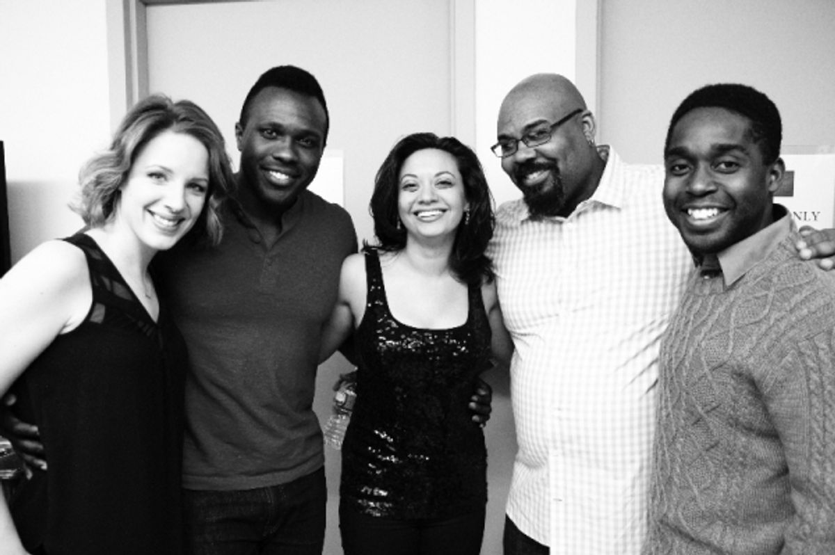 Jessie Mueller, Joshua Henry, Jen Bender, James Monroe Iglehart, Mykal Kilgore at 
