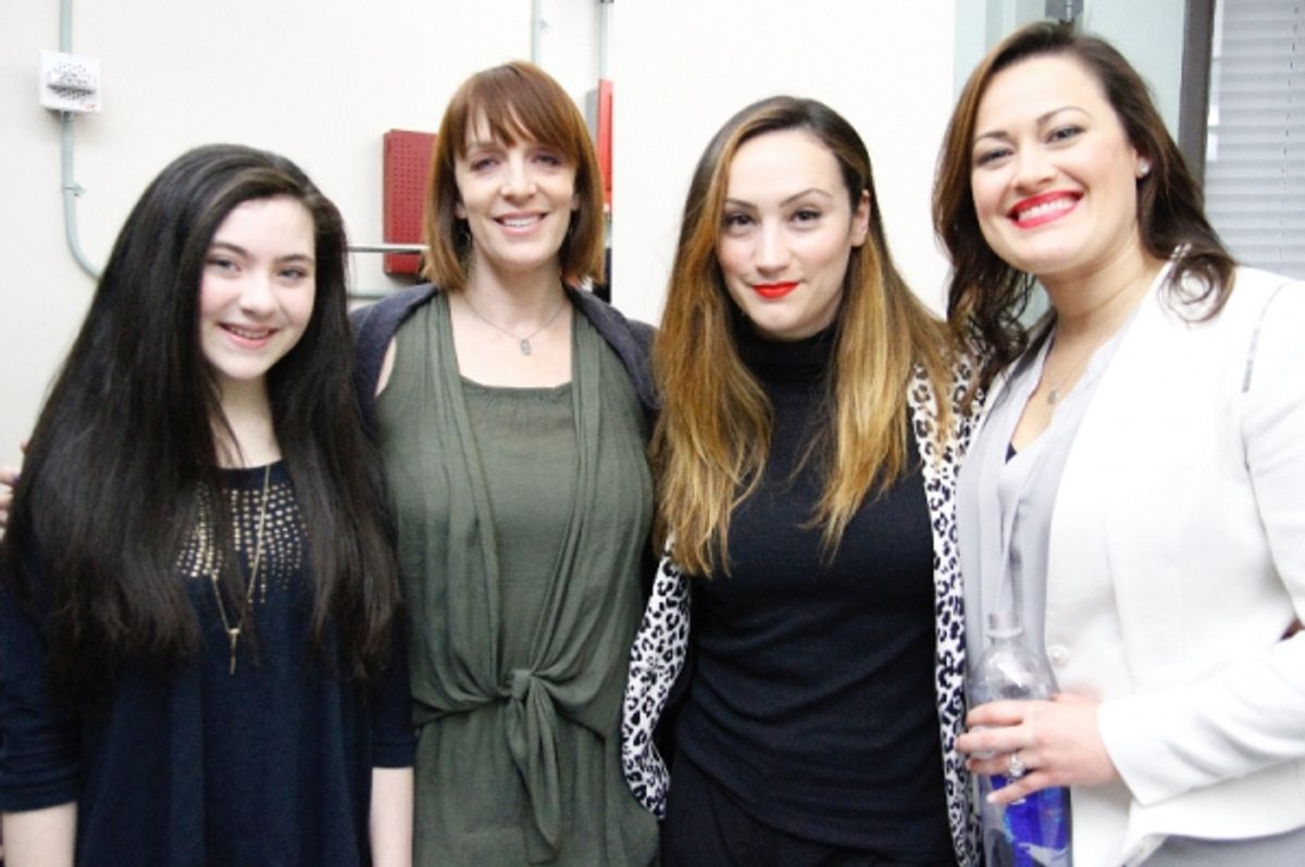 Lilla Crawford, Julia Murney, Eden Espinosa, Ashley Brown at 