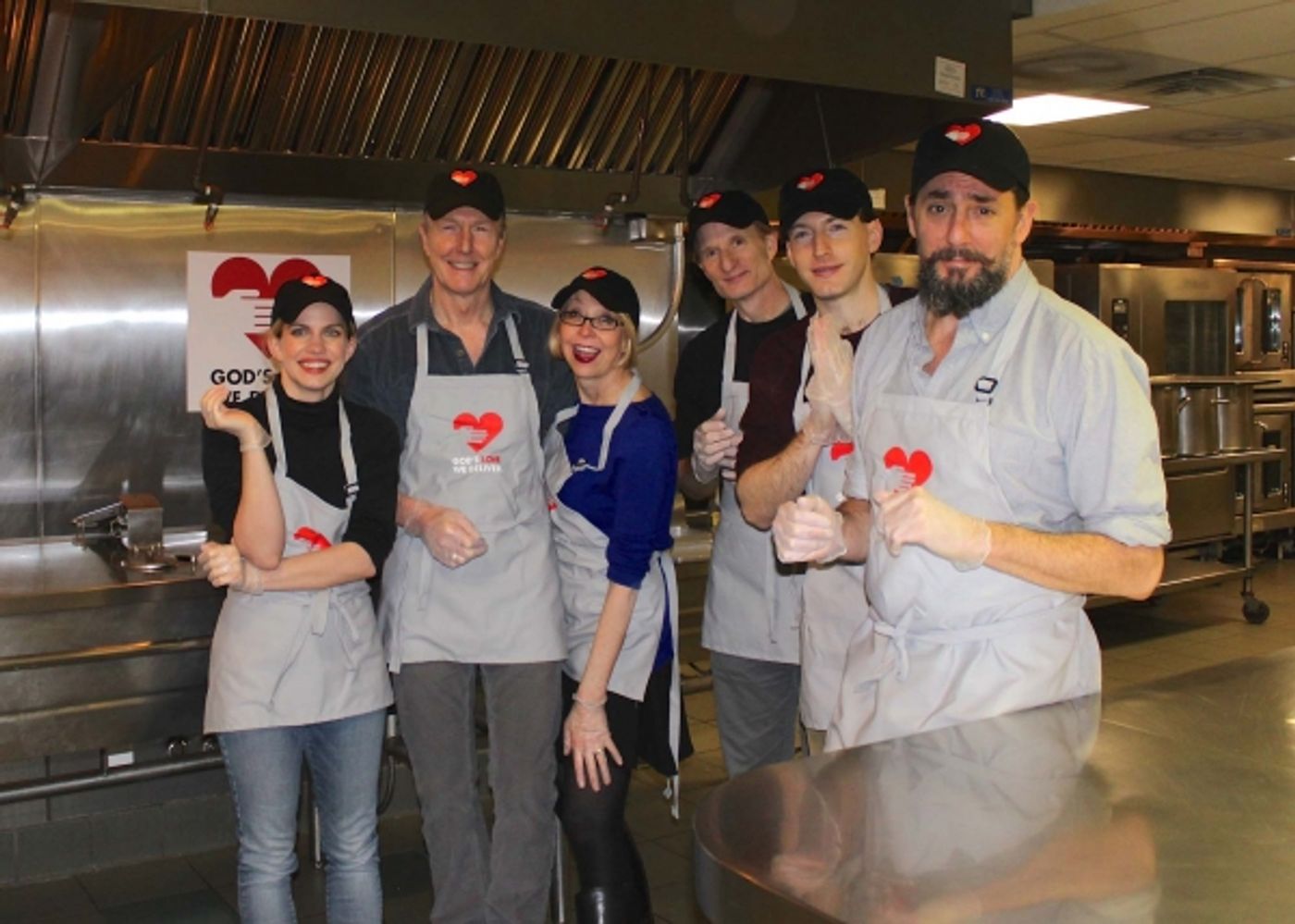 Photo Flash: YOU CAN'T TAKE IT WITH YOU Cast Lends a Helping Hand at God's Love We Deliver  Image