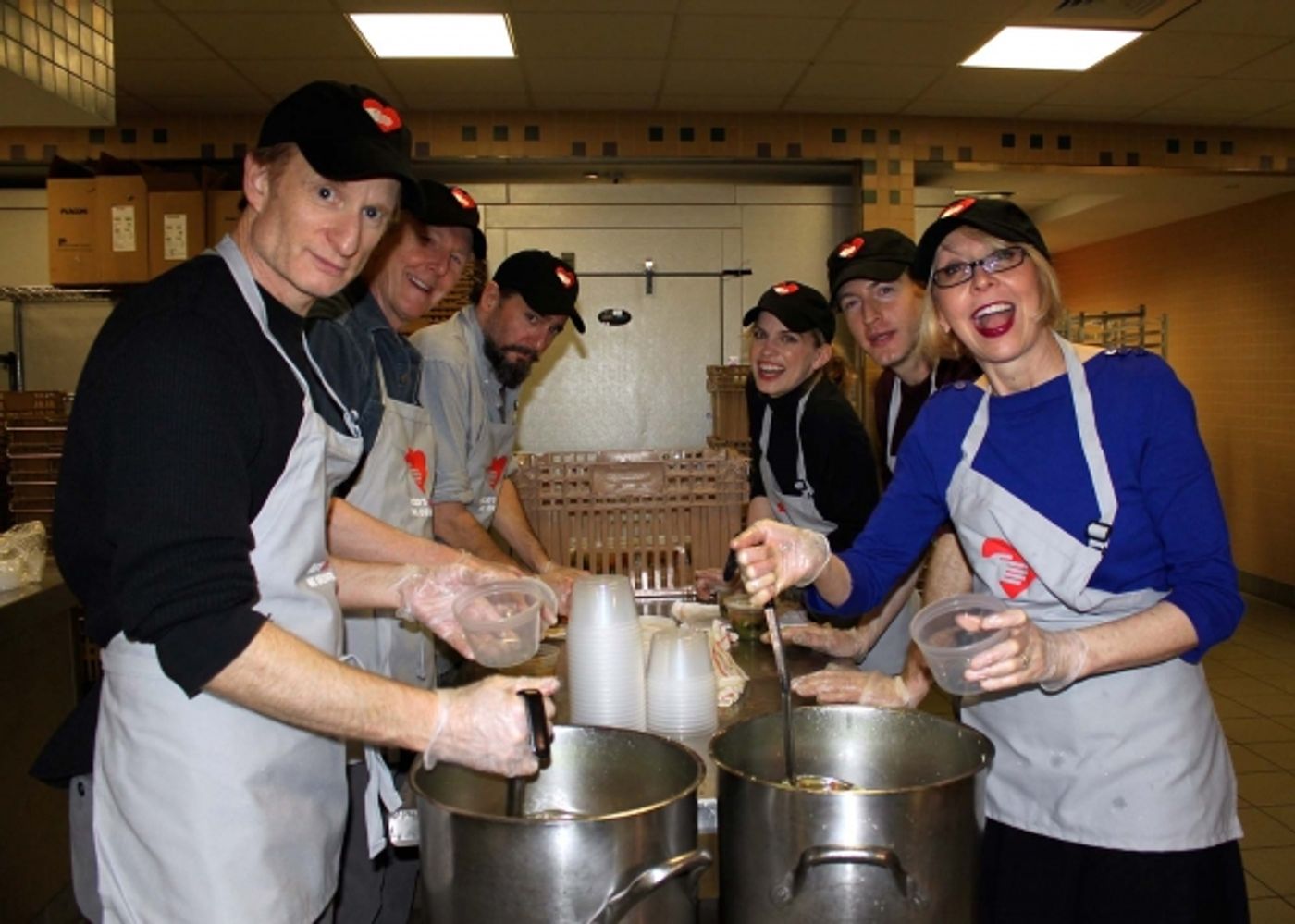 Photo Flash: YOU CAN'T TAKE IT WITH YOU Cast Lends a Helping Hand at God's Love We Deliver  Image