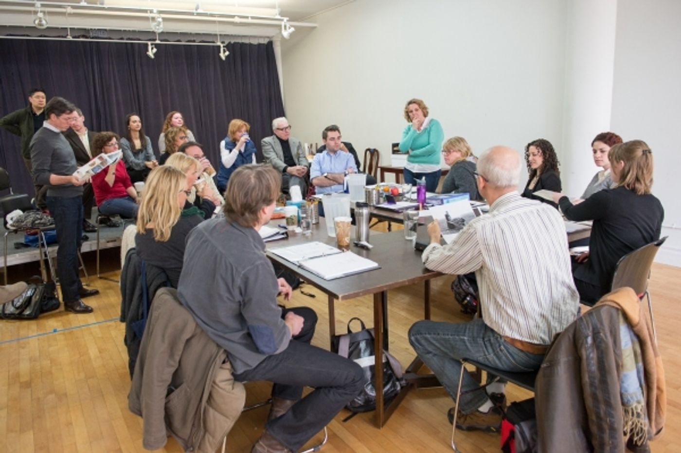 Photo Flash: Sneak Peek at the Cast of TACT's ABUNDANCE in Rehearsal  Image