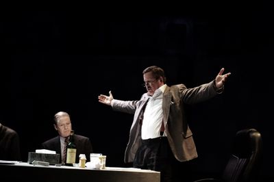 The cast of RLTP's A PUBLIC READING OF AN UNPRODUCED SCREENPLAY ABOUT THE DEATH OF WA Photo