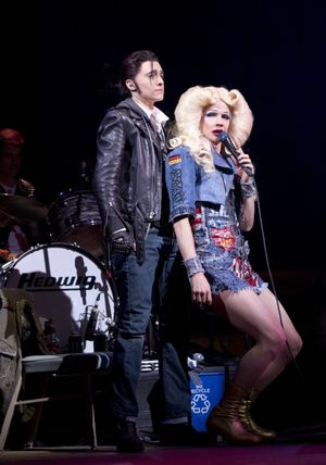 Lena Hall and John Cameron Mitchell @ BroadwayWorld Lena Hall and John Cameron Mitchell Photo