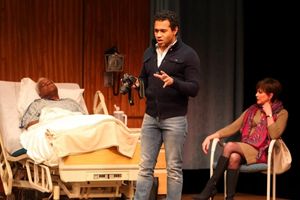 Randy Brooks, Corbin Bleu and Colleen Zenk Photo