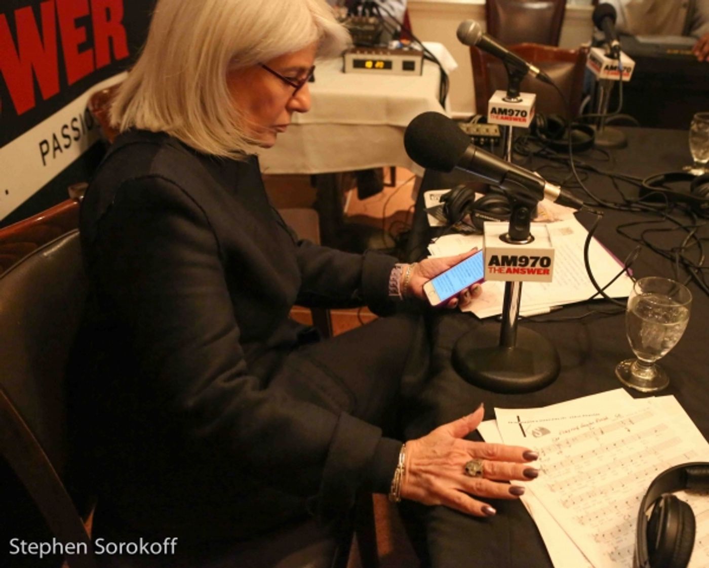 Photo Coverage: Stewart F. Lane Visits Backstage with Peter LeDonne  Image