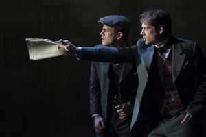 Lucas Hall as Doctor Watson and Gregory Wooddell as Sherlock Holmes @ BroadwayWorld Lucas Hall as Doctor Watson and Gregory Wooddell as Sherlock Holmes Photo