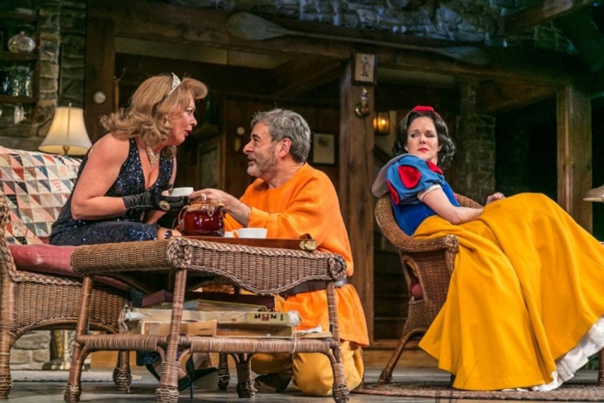 Michele Pawk (Sonia), Mark Nelson (Vanya) and Carolyn McCormick (Masha) at 