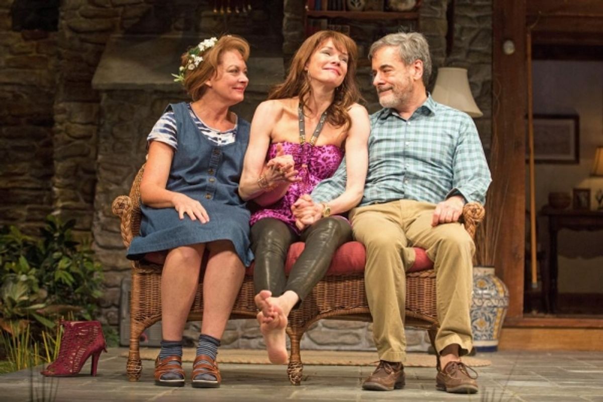 Michele Pawk (Sonia), Carolyn McCormick (Masha) and Mark Nelson (Vanya) at 