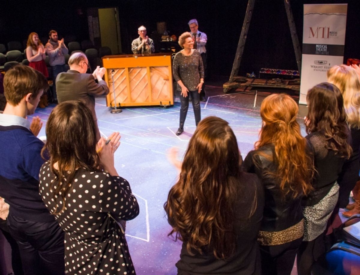 Leslie Uggams offered advice to students and told them to be brave, confident and persistent. at 