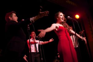 Natasha Edwards, Luke Hoback, Tyler Bellmon, and Matt Klopik Photo