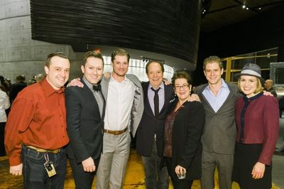 Playwright Ken Ludwig, Artistic Director Molly Smith and the company  Photo
