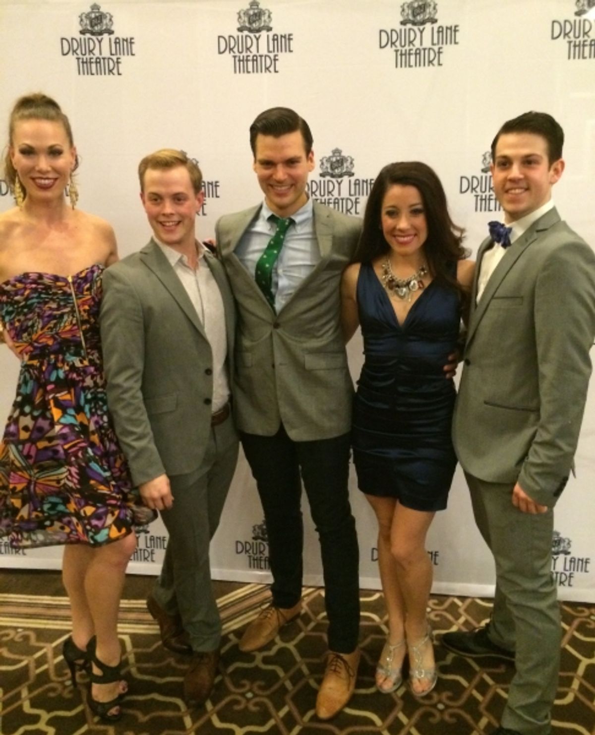 Kristina Larson-Hauk, John Marshall Jr., Will Skrip, Courtney Cerny and Lucas Fedele at 