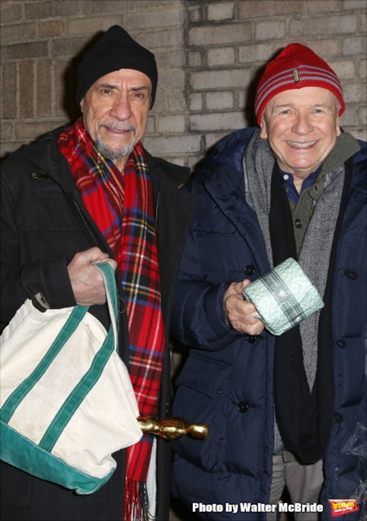 F. Murray Abraham and Terrence McNally at 