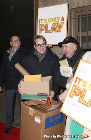 Tom Kirdahy, Matthew Broderick and Jack O'Brien Photo