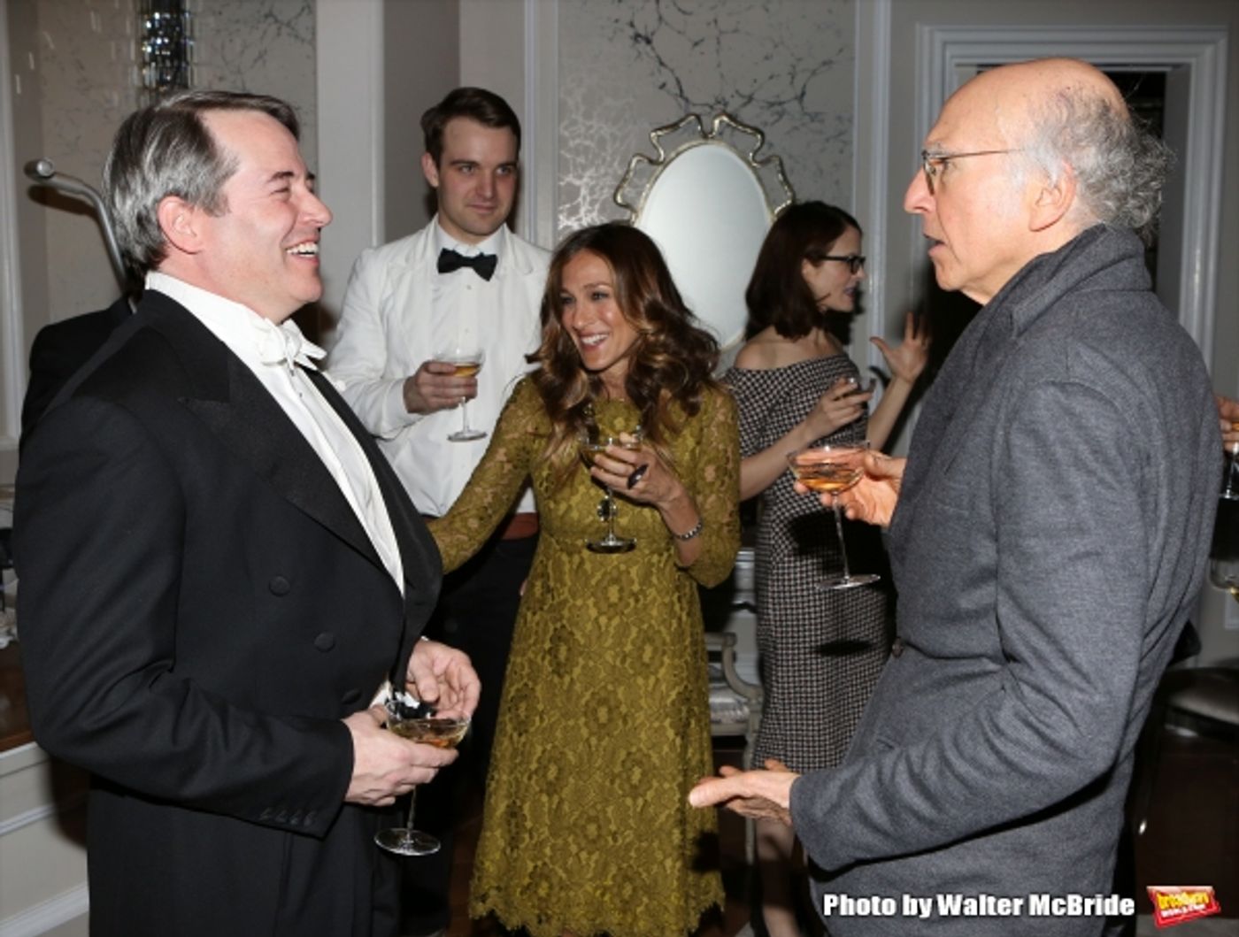Photo Coverage: Sarah Jessica Parker, Larry David, Diane Sawyer, and More Attend IT's ONLY A PLAY Re-Opening Night Reception  Image