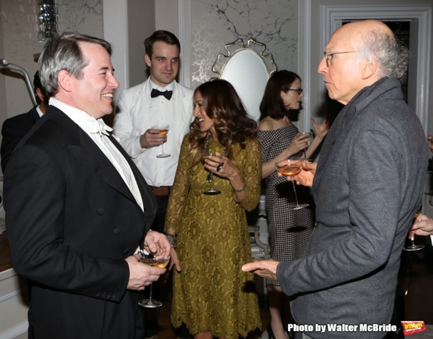Photo Coverage: Sarah Jessica Parker, Larry David, Diane Sawyer, and More Attend IT's ONLY A PLAY Re-Opening Night Reception  Image