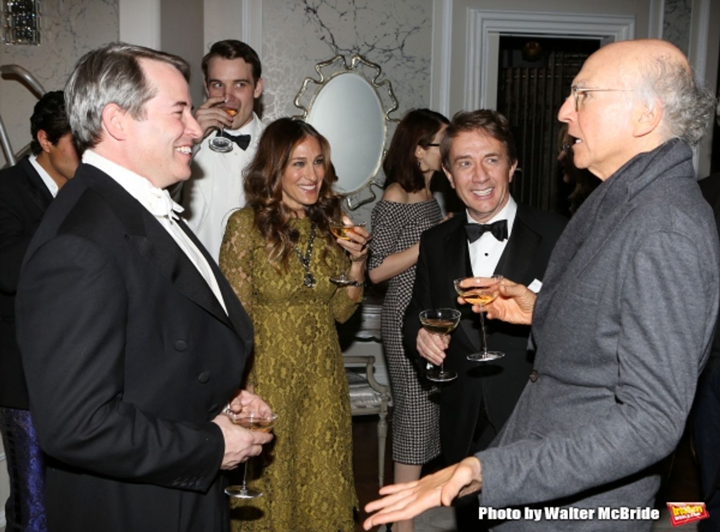 Photo Coverage: Sarah Jessica Parker, Larry David, Diane Sawyer, and More Attend IT's ONLY A PLAY Re-Opening Night Reception  Image