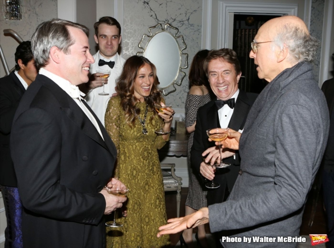 Photo Coverage: Sarah Jessica Parker, Larry David, Diane Sawyer, and More Attend IT's ONLY A PLAY Re-Opening Night Reception  Image